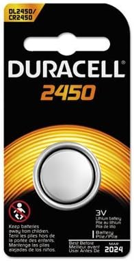 12-Pack Duracell 2450 Batteries 3.0 Volt Lithium Coin Button