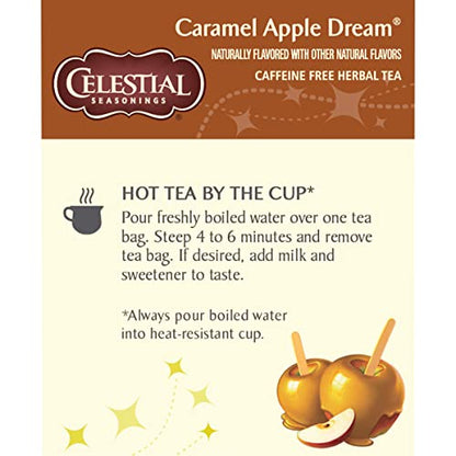 Celestial Seasonings Country Peach Passion Herbal Tea, Caffeine Free, 20 Tea Bags Box, (Pack of 6)