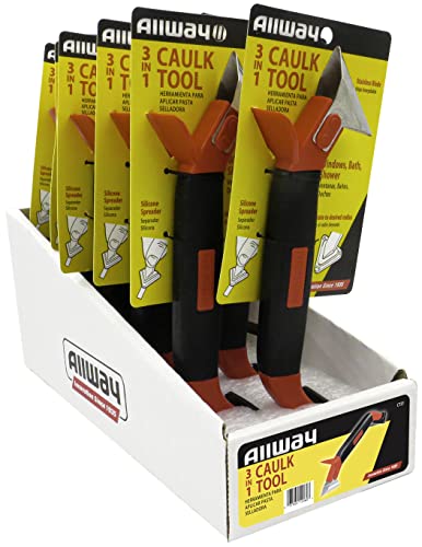 ALLWAY CT31 3-in-1 Caulk Tool for Removal and Application