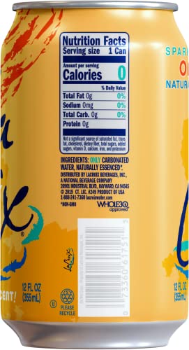 La Croix Sparkling Water, Grapefruit, 12 Fl Oz (Pack of 12)