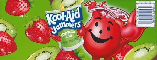 Kool-Aid Jammers Blue Raspberry Flavored Kids 0% Juice Drink (10 ct Box, 6 fl oz Pouches)