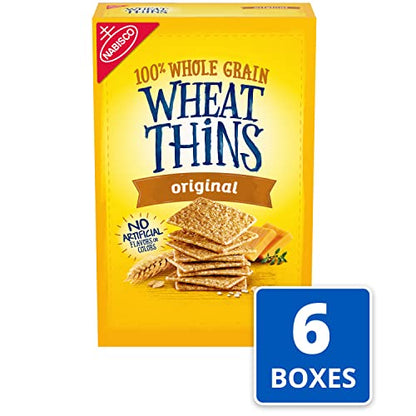 Wheat Thins Original Whole Grain Wheat Crackers, Party Size, 20 oz Box