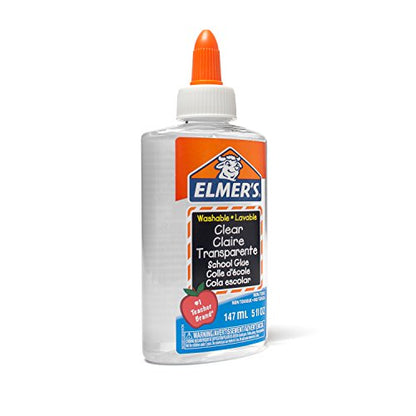 Elmer's E305 School Glue Washble Clear, 5 oz, Clear