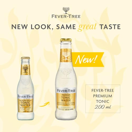 Fever-Tree Light Tonic Water Cans, 5.07 Fl Oz (Pack of 24), Lower in Calories, No Artificial Sweeteners, Flavorings or Preservatives (Packaging may vary)