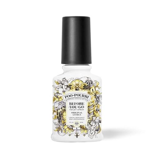 Poo-Pourri Before-You-Go Toilet Spray, Beach Bum, 1 Fl Oz Pocket Travel Size - Coconut, Orchid and Toasted Praline