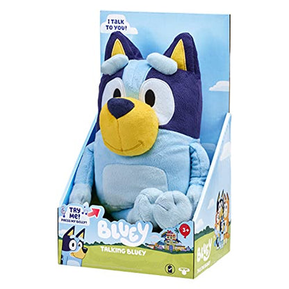 Bluey - 12" Talking Bingo Plush - Interactive - Sing Along with Bingo, 9 Different Phrases, Multicolor, 17137