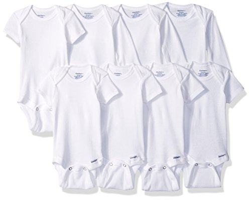 Gerber Unisex-Baby 8-Pack Short Sleeve Onesies Bodysuits