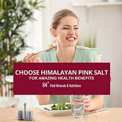 Himalayan Chef Pink Himalayan Salt, Fine Grain - 1 lbs (1 Pound Bag)