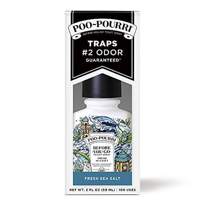 Poo-Pourri Before-You-Go Toilet Spray, Beach Bum, 1 Fl Oz Pocket Travel Size - Coconut, Orchid and Toasted Praline