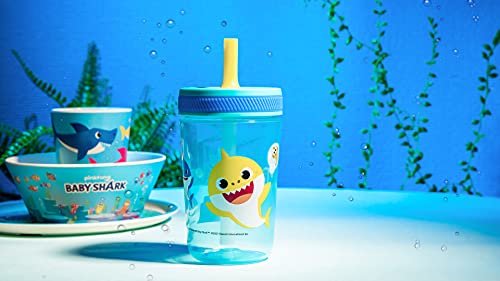 Zak Designs 15oz Bluey Kelso Tumbler Set, BPA-Free Leak-Proof Screw-On Lid with Straw Made of Durable Plastic and Silicone, Perfect Bundle for Kids, 2 Count (Pack of 1)