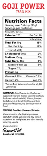 Power Up Trail Mix, Mega Omega Trail Mix, Non-GMO, Vegan, Gluten Free, No Artificial Ingredients, Gourmet Nut, 14 Ounce Bag