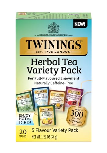 Twinings English Breakfast Black Tea, 100 Individually Wrapped Tea Bags, Smooth, Flavourful, Robust, Caffeinated, Enjoy Hot or Iced