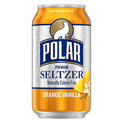 Polar Seltzer Water Original, 12 fl oz cans, 18 pack