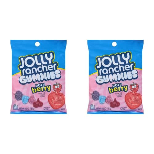 JOLLY RANCHER Gummies Sours Assorted Fruit Flavored Candy Bag, 6.5 oz