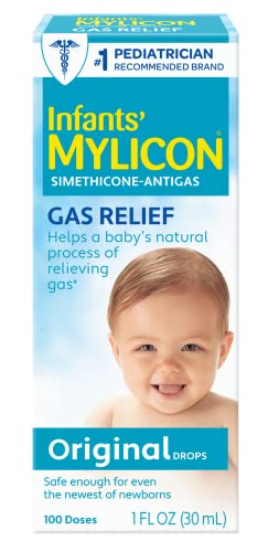 MYLICON Infants Gas Relief Drops for Infants and Babies, Dye Free Formula, 1 Fluid Ounce