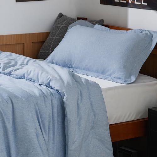 Bedsure Twin/Twin XL Comforter Set Dorm Bedding - Dark Grey Twin Bedding Set for College, Soft Cationic Dyed Bed Set for All Seasons, 2 Pieces, 1 Comforter (68"x88") and 1 Pillow Sham (20"x26"+2")