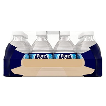 Pure Life, Purified Water, 8 Fl Oz, Plastic Bottled Water, 24 Pack