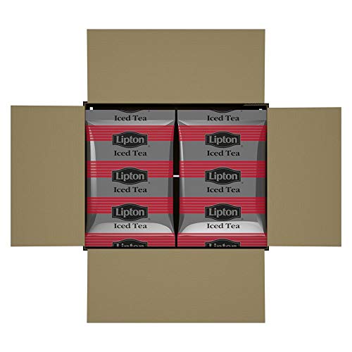 Lipton Unsweetened Iced Tea Bags, Family Size Tea Bags, 144 Total Tea Bags (24ct - Pack of 6)