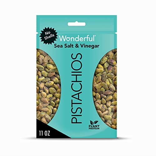 Wonderful Pistachios No Shells, Chili Roasted, 11 Ounce Bag, Protein Snack, Gluten Free, On-the-Go Snack