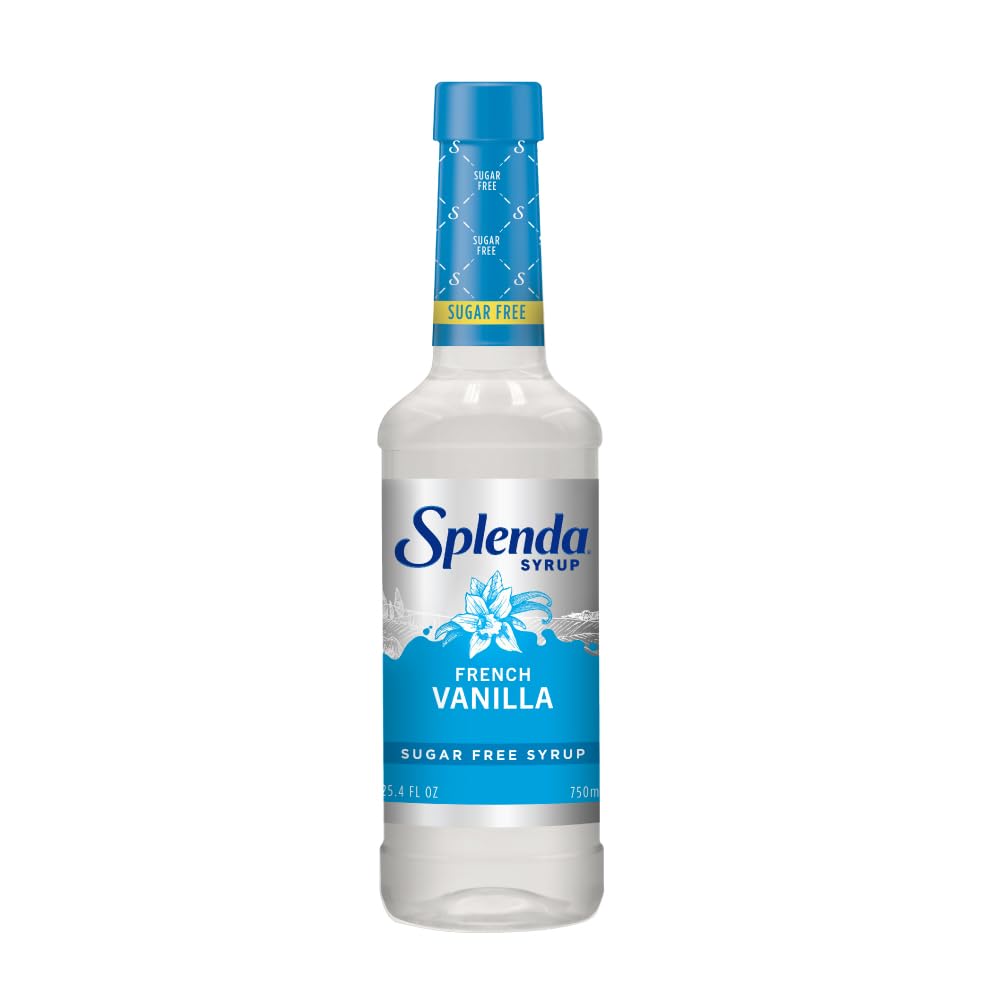 Splenda Coffee Syrup, Salted Caramel, Sugar Free, Flavored Liquid Syrups for Drinks, 750 ml Bottle