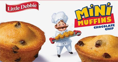 Little Debbie Chocolate Chip Mini Muffins, 5 Pouches, 8.44 OZ Box