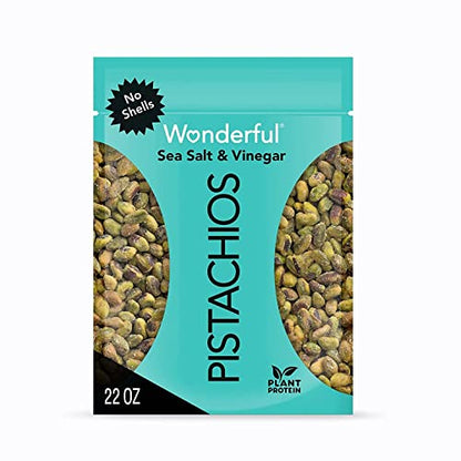 Wonderful Pistachios No Shells, Chili Roasted, 11 Ounce Bag, Protein Snack, Gluten Free, On-the-Go Snack