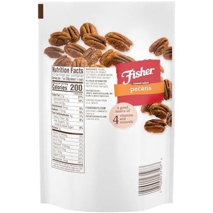 Fisher Snack Glazed Pecans, 24 Ounces, Made with Whole Mammoth Pecans, 100% Recyclable