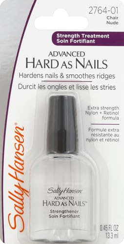 Sally Hansen Advanced Hard as Nails™, Clear Nail Strengthener, Includes Retinol and Nylon, Nourishing