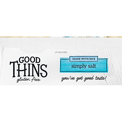 Good Thins Simply Salt Rice Snacks Gluten Free Crackers, 3.5 oz