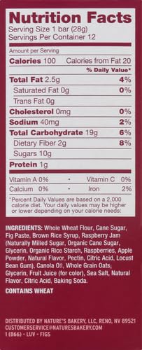 Nature's Bakery Fig Bar, Apple Cinnamon, 2 oz