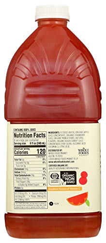 365 by Whole Foods Market, Organic Apple Juice, 64 Fl Oz