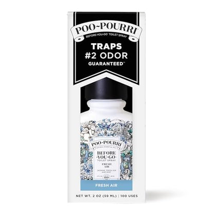 Poo-Pourri Before-You-Go Toilet Spray, Beach Bum, 1 Fl Oz Pocket Travel Size - Coconut, Orchid and Toasted Praline