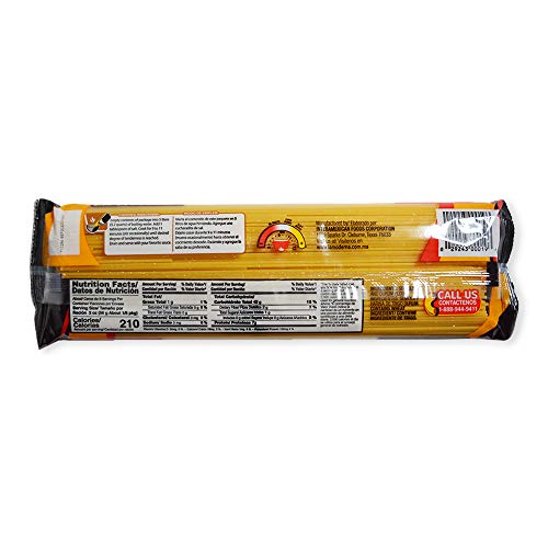 La Moderna Spaghetti Pasta, Noodles, Durum Wheat, Protein, Fiber, Vitamins, 7 Oz