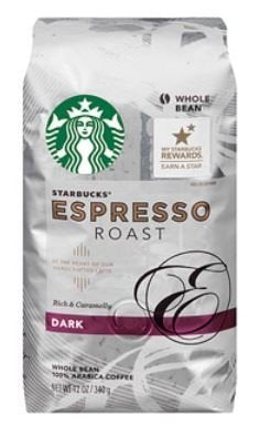 Starbucks Blonde Espresso Roast Whole Coffee Beans, 200g