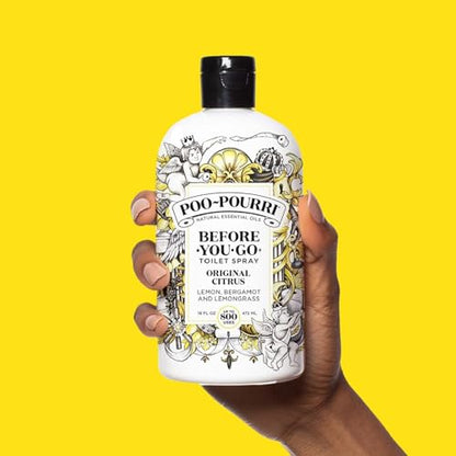 Poo-Pourri Before-You-Go Toilet Spray, Beach Bum, 1 Fl Oz Pocket Travel Size - Coconut, Orchid and Toasted Praline