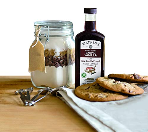 Watkins All Natural Original Gourmet Baking Vanilla, with Pure Vanilla Extract, 11 Fl Oz (Pack of 1) - Packaging May Vary