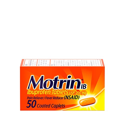 Motrin IB, Ibuprofen 200mg Tablets, Pain Reliever & Fever Reducer for Muscular Aches, Headache, Backache, Menstrual Cramps & Minor Arthritis Pain, NSAID, 225 Ct