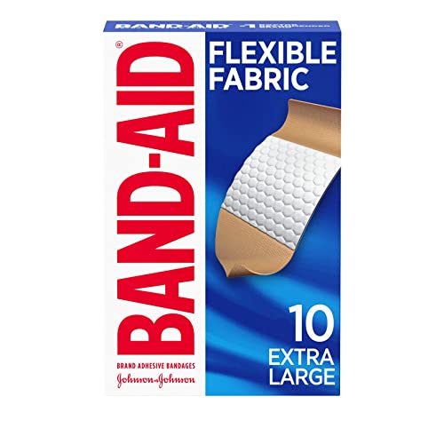 Band-Aid Brand Flexible Fabric Adhesive Bandages for Wound Care and First Aid, All One Size, 100 Count