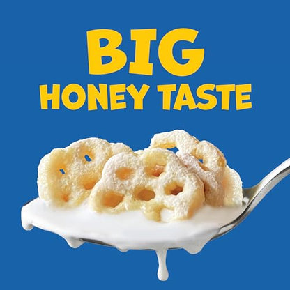 Post Honeycomb Cereal, Honey Flavored Sweetened Corn and Oat Cereal, 19 OZ Box