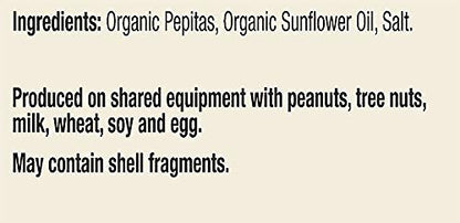 Good Sense Roasted & Salted Organic Pumpkin Seeds (Pepitas), Non-GMO & All Natural, 6 Ounce Resealable Bag