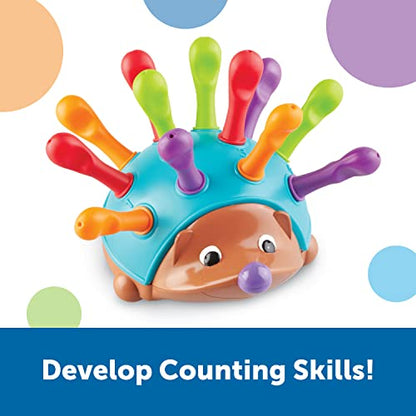 Learning Resources Spike The Fine Motor Hedgehog - Toddler Learning Toys, Fine Motor and Sensory Toys for Kids Ages 18+ Months, Montessori Toys