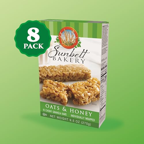 Sunbelt Bakery Oats & Honey Chewy Granola Bars, 15-1.0 OZ Bars (1 Box)