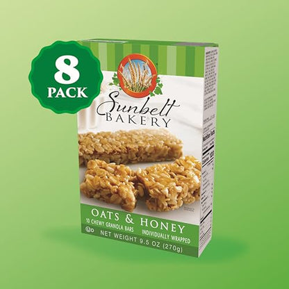 Sunbelt Bakery Oats & Honey Chewy Granola Bars, 15-1.0 OZ Bars (1 Box)