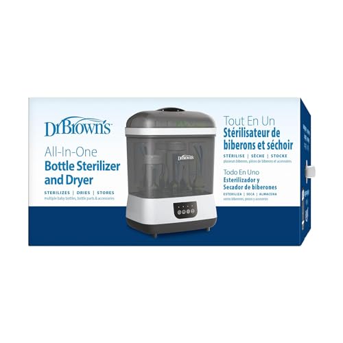 Dr. Brown's All-in-One Sterilizer and Dryer for Baby Bottles, Parts & Other Newborn Essentials