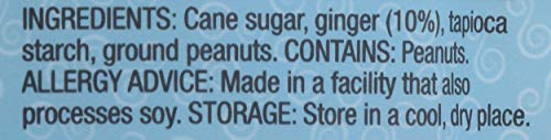 GIN GINS Original Ginger Chews by The Ginger People – Anti-Nausea and Digestion Aid, Individually Wrapped Healthy Candy – Original Flavor, 3 Oz Bag (Pack of 1)