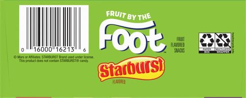 Fruit by the Foot Fruit Flavored Snacks, Starburst, Variety Pack