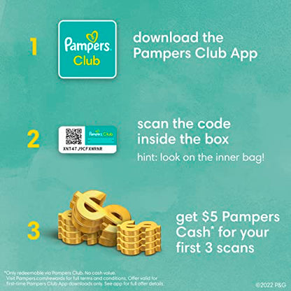 Pampers Pure Protection Diapers - Size 5, One Month Supply (132 Count), Hypoallergenic Premium Disposable Baby Diapers (Packaging May Vary)