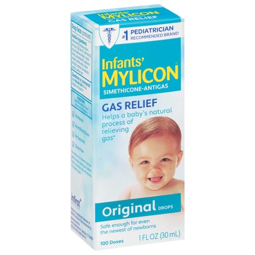 MYLICON Infants Gas Relief Drops for Infants and Babies, Dye Free Formula, 1 Fluid Ounce