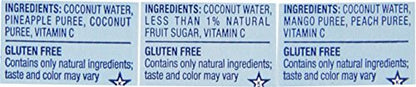 Vita Coco Coconut Water Naturally Hydrating Electrolyte Drink Smart Alternative to Coffee Soda and Sports Drinks Gluten Free, Pineapple, 16.9 Fl Oz (Pack of 12), 202.8 Fl Oz