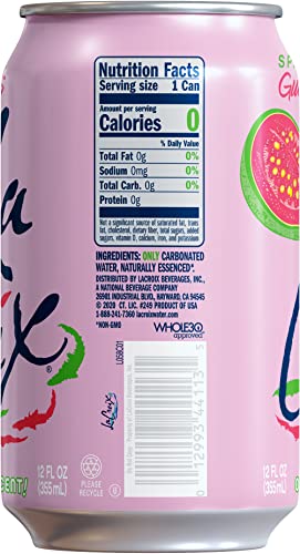 La Croix Sparkling Water, Grapefruit, 12 Fl Oz (Pack of 12)